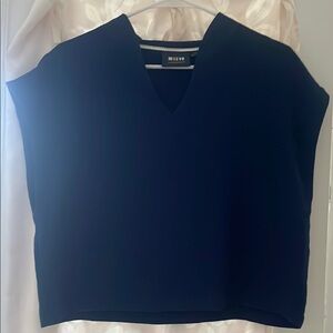 Women's Blue Tunic style Top